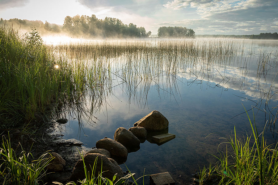 Озеро Русское, национальный парк Валдайский
