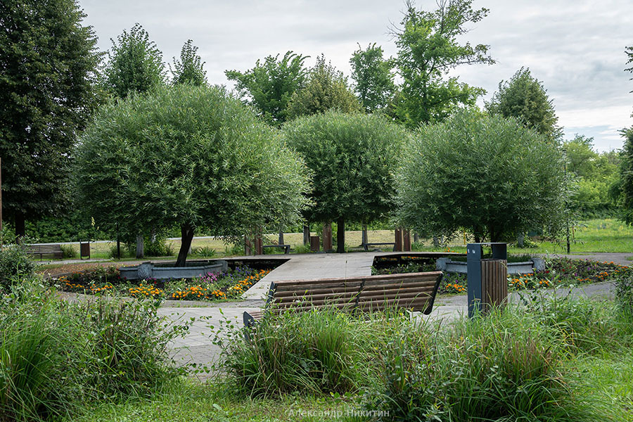 в парке