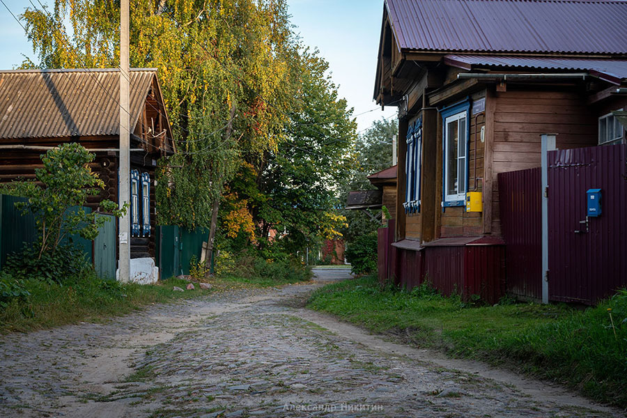 Улочка Юрьевца Юрьевец деревянный
