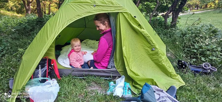 Отдых в палатке с детьми в Крыму